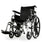 Sunrise Medical Breezy Ultra 4 Lightweight Wheelchair Full Length Arm Flip Back Arm Style Mag Wheel Black 18 Inch Seat Width 250 lbs. Weight Capacity - B1816ZHAPFSAT
