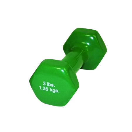 Fabrication Enterprises CanDo Dumbbell Cando 3 lbs. - 10-0552