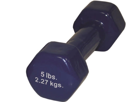 Fabrication Enterprises CanDo Dumbbell Cando 5 lbs. - 10-0554