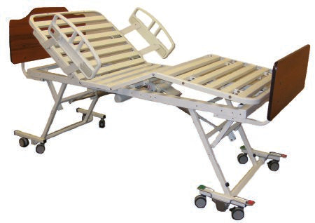 N.O.A. Medical Industries Twin Elite Riser Electric Bed Long-Term Care 84 Inch Rib Steel Deck 7-1/2 to 28 Inch Height Range - 1050011BEI-T