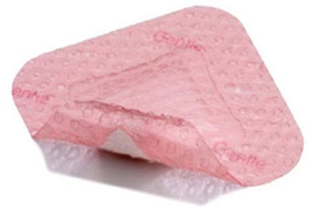Smith & Nephew Allevyn Gentle Border Lite Thin Silicone Foam Dressing 2-1/8 X 4-3/4 Inch Rectangle Silicone Gel Adhesive with Border Sterile - 66800836