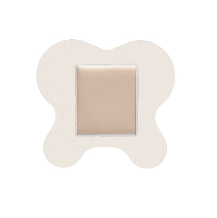 Optifoam - Foam Dressing 5-1/2 X 6-1/10 Inch Sacral Adhesive with Border Sterile - Medline - MSC1065EP