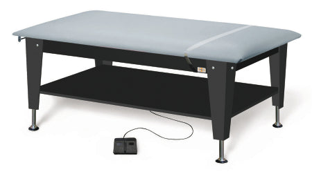 Hausmann Industries ADA Hi-Lo Power Plinth Table 72 L X 30 W X 20 to 30 H Inch Steel Frame / Vinyl Top - 4723
