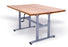 Hausmann Industries - Deluxe Crank Butcher Block Work Table 60 L X 28 W X 27 to 39 H Inch Steel Frame 1-3/4 Inch Top Dimensions Butcher Block Top - 4325
