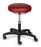 Hausmann Industries Economy Air-Lift Stool Hand Operated Air Spring Pneumatic Height 5 Casters - 2157
