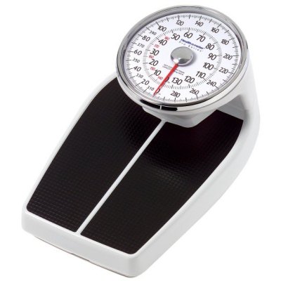 Health O Meter Health O Meter Mechanical Floor Scale Dial 400 lbs. Black / White Mechanical - 160KL