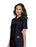Landau Uniforms Scrub Shirt X-Large Navy Blue 3 Pockets Short Set-In Sleeves Female - 70221NAVYXL