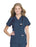 Landau Uniforms Scrub Shirt Large Caribbean Blue 2 Pockets Short Set-In Sleeves Female - 70224CARIBL