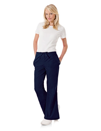 Landau Uniforms - Scrub Pants Small Navy Blue Female - 8335BNPS