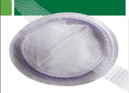 Davol Ventralex ST Ventral Hernia Repair Mesh Partially Absorbable Polypropylene Monofilament / Hydrogel / PGA 2-1/2 Inch Diameter Medium Circle with Strap Style - 5950008