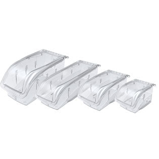 Akro-Mils Insight Storage Bin InSight Clear Polycarbonate 5-1/4 x 5-1/2 X 10-7/8 Inch - 305B1