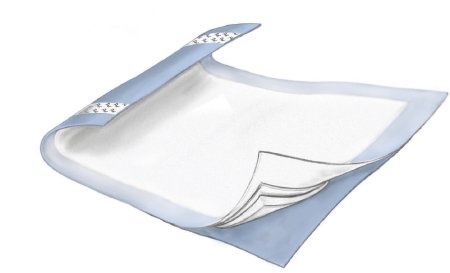 Cardinal Wings Underpad 30 X 36 Inch Disposable Fluff / Polymer Heavy Absorbency - 958B10