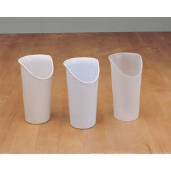 Patterson Medical Supply Nosey Cup ADL Dysphagia Cup 8 oz. Clear Plastic Reusable - 1160