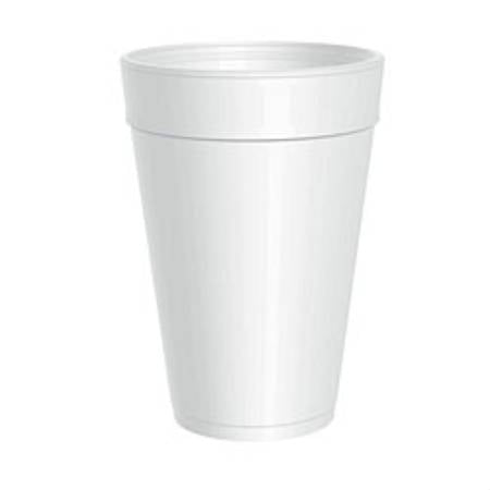 Saalfeld Redistribution Dart Drinking Cup 32 oz. White Styrofoam Disposable - 32TJ32