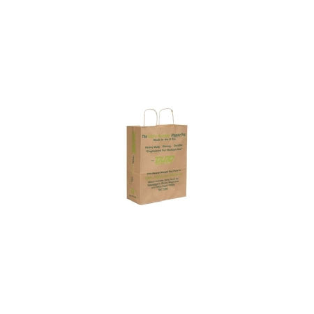 Saalfeld Redistribution Duro Mart Shopping Bag White Virgin Paper - 84642