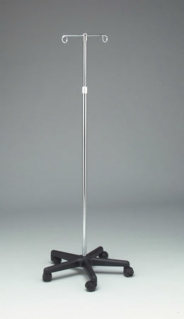 Dukal IV Stand 2-Hook 5 Ball Bearing Casters, 20 Inch Base Diameter - 4355