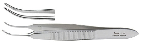 Miltex Miltex Dressing Forceps Graefe 2-3/4 Inch OR Grade Stainless Steel (German) Curved Serrated Jaws - 18-818