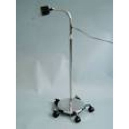 Brandt Industries Gooseneck Exam Light Floor Standing Halogen 20 Watt Chrome - 41884
