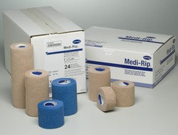 Hartmann Medi-Rip Cohesive Bandage 2 Inch X 5 Yard Standard Compression Self-adherent Closure Tan NonSterile - 25820000