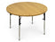 Hausmann Industries Table 26 to 34 X 48 Inch Natural Oak High Pressure Laminate - 4333
