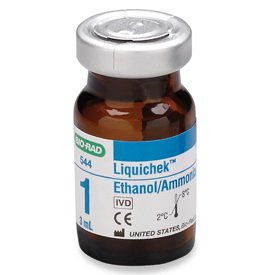 Bio-Rad Laboratories Liquichek Assayed Control Ethanol / Ammonia Level 1 6 X 3 mL - 544