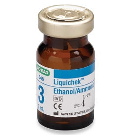Bio-Rad Laboratories Liquichek Assayed Control Ethanol / Ammonia Level 3 6 X 3 mL - 546