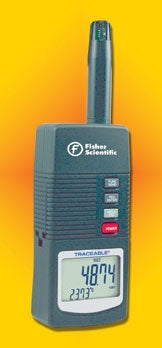 Traceable - Digital Thermometer / Hygrometer Fahrenheit 32° to 122°F Integrated Sensor Handheld Battery Operated - 116618