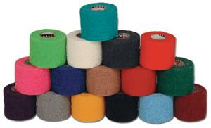 Andover Coated Products Powerflex Cohesive Bandage PowerFlex 6 Inch X 6 Yard Standard Compression Self-adherent Closure Gray NonSterile - 3760GY