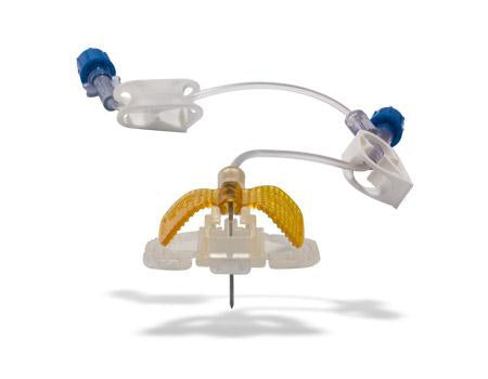 Bard LiftLoc Huber Infusion Set 19 Gauge 3/4 Inch 8 Inch Tubing Without Port - 641934