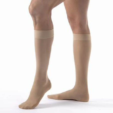 Patterson Medical Supply Jobst Compression Stockings JOBST Thigh High Small Beige Closed Toe - 794701
