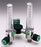 Timeter Sure Grip - Oxygen Flowmeter Dual with Y Bar 0 - 15 LPM DISS Outlet Ohmeda Adapter - 15004-03Y