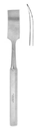 Miltex Miltex Osteotome Hibbs 16 mm Curved Blade OR Grade Stainless Steel NonSterile 9 Inch Length - 27-444C