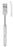 Miltex - Osteotome Hibbs 16 mm Curved Blade OR Grade Stainless Steel NonSterile 9 Inch Length - 27-444C