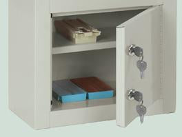 Health Care Logistics Narcotic Cabinet 20 Gauge Steel 2 Locks - 3699