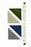 Unimed - Midwest Exam Room Signal Flag Wall Mount 2-Flag - DRSC024502