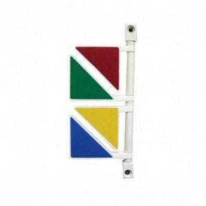 Unimed - Midwest Exam Room Signal Flag Wall Mount 2-Flag - DRSC024502