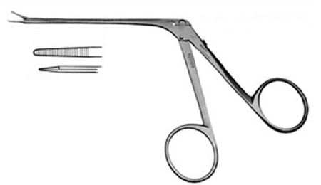 Teleflex Medical - Ear Forceps House 3-1/8 Inch Length Serrated Jaws, 8mm - 020100