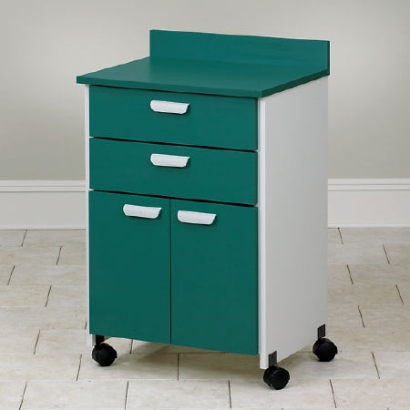 Clinton Industries Treatment Cabinet Floor Standing 2 Drawer / 1 Shelf - 8922-2AB