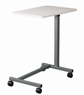 The Brewer Company Overbed Table Non-Tilt Automatic Spring Assisted Lift 26-3/4 to 43-1/4 Inch Height Range 26-3/4 to 43-1/4 Inch Height Range - 11600