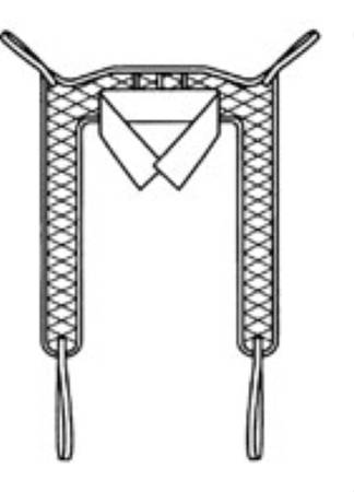 Joerns Healthcare - Access Sling 6 Point Medium 500 lbs. Weight Capacity - NA1603