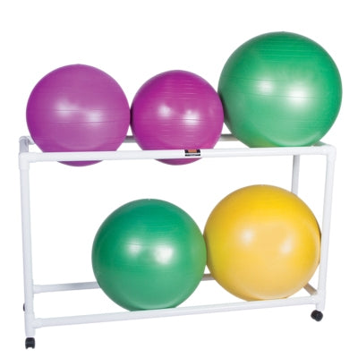 Fabrication Enterprises Stationary Floor Rack 20 X 42 X 62 Inch, PVC, 2 Shelves - 30-1833