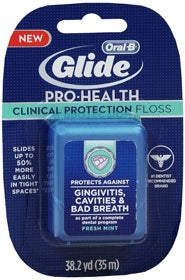 The Palm Tree Group Oral-B Glide Pro-Health Dental Floss 38.2 Yard Mint - 3700029972