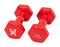 CanDo - Dumbbell Pair Hexagon Heads 6 lbs. - 10-0555-2