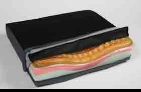 Alimed AliMed Sit-Straight Coccyx Seat Cushion 18 W X 16 D X 3-1/2 H Inch Foam / Gel - 1791