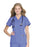 Landau Uniforms - Scrub Shirt Small Ceil Blue 2 Pockets Short Set-In Sleeve Female - 70224CEILSM