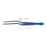Olsen - Bipolar Forceps 7-1/2 Inch Length NonLocking Bayonet Handle Straight Smooth, Insulated 1.5 mm Tips - 20-1380I
