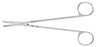 Weck - Dissecting Scissors Metzenbaum 7 Inch Length Stainless Steel Finger Ring Handle Curved Blunt Tip / Blunt Tip - 460871