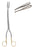 MedGyn - Obstetrical Forceps Sopher 11 Inch Length Surgical Grade Stainless Steel NonSterile NonLocking Finger Ring Handle Slightly Curved Serrated Fenestrated Oval Jaws - 031126