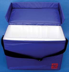 Fisher Scientific Duramark Courier Insulated Biohazard Specimen Transport Tote 9 X 13 X 18 Inch - 22130204