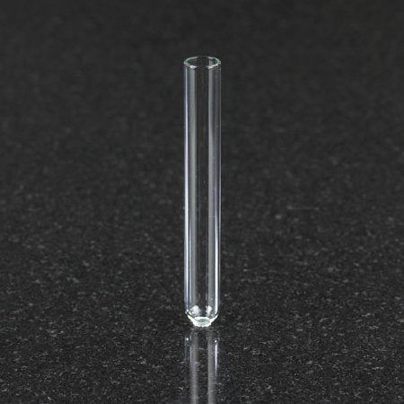 Globe Scientific - Test Tube Round Bottom Plain 10 X 75 mm 3 mL Without Color Coding Without Closure Glass Tube - 1503